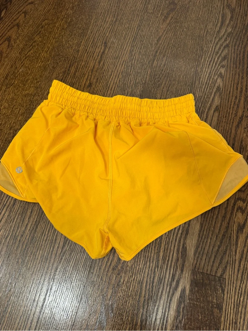 lululemon athletica Bright Yellow Running Shorts